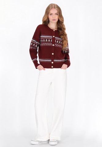 Cardigan DreiMaster Maritim en rouge