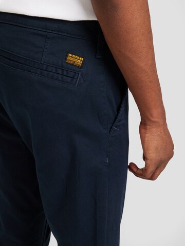 Coupe slim Pantalon chino G-STAR en bleu