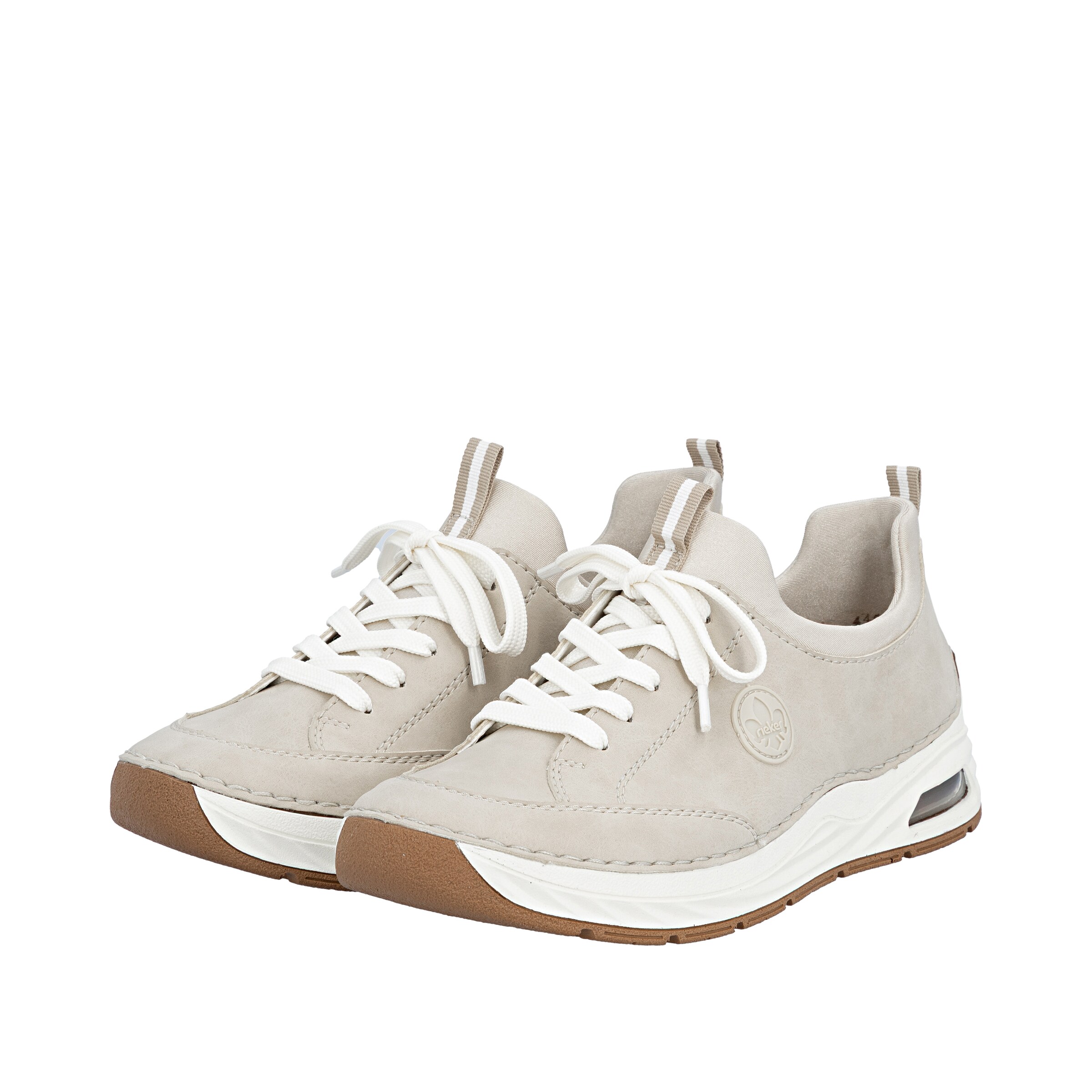 smėlio Rieker Sportbačiai be auliuko