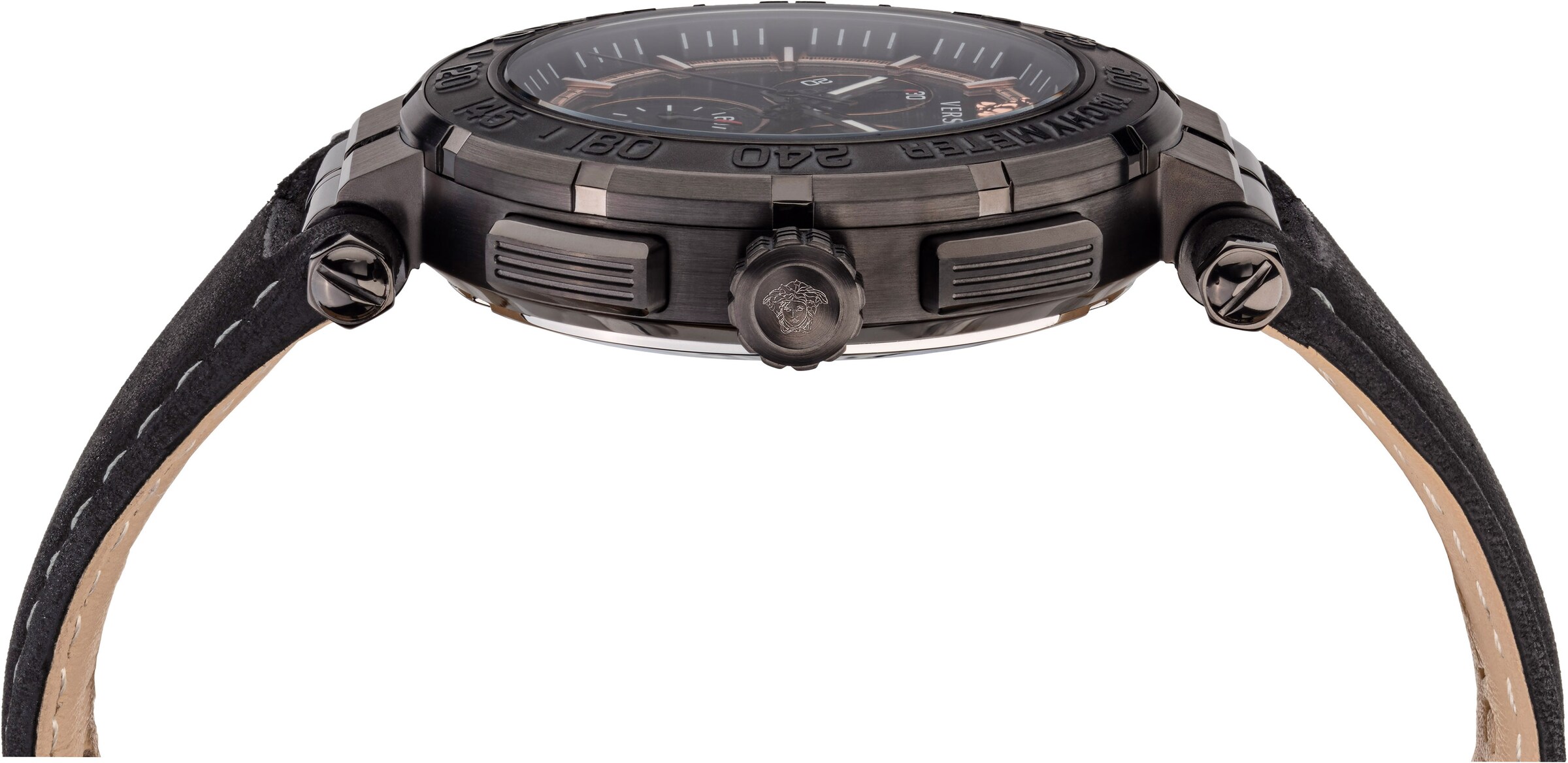 VERSACE Analoog horloge in Zwart