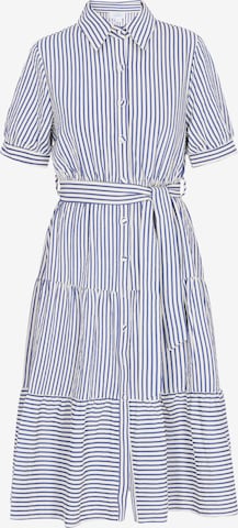 usha BLUE LABEL - Vestido camisero en blanco: frente