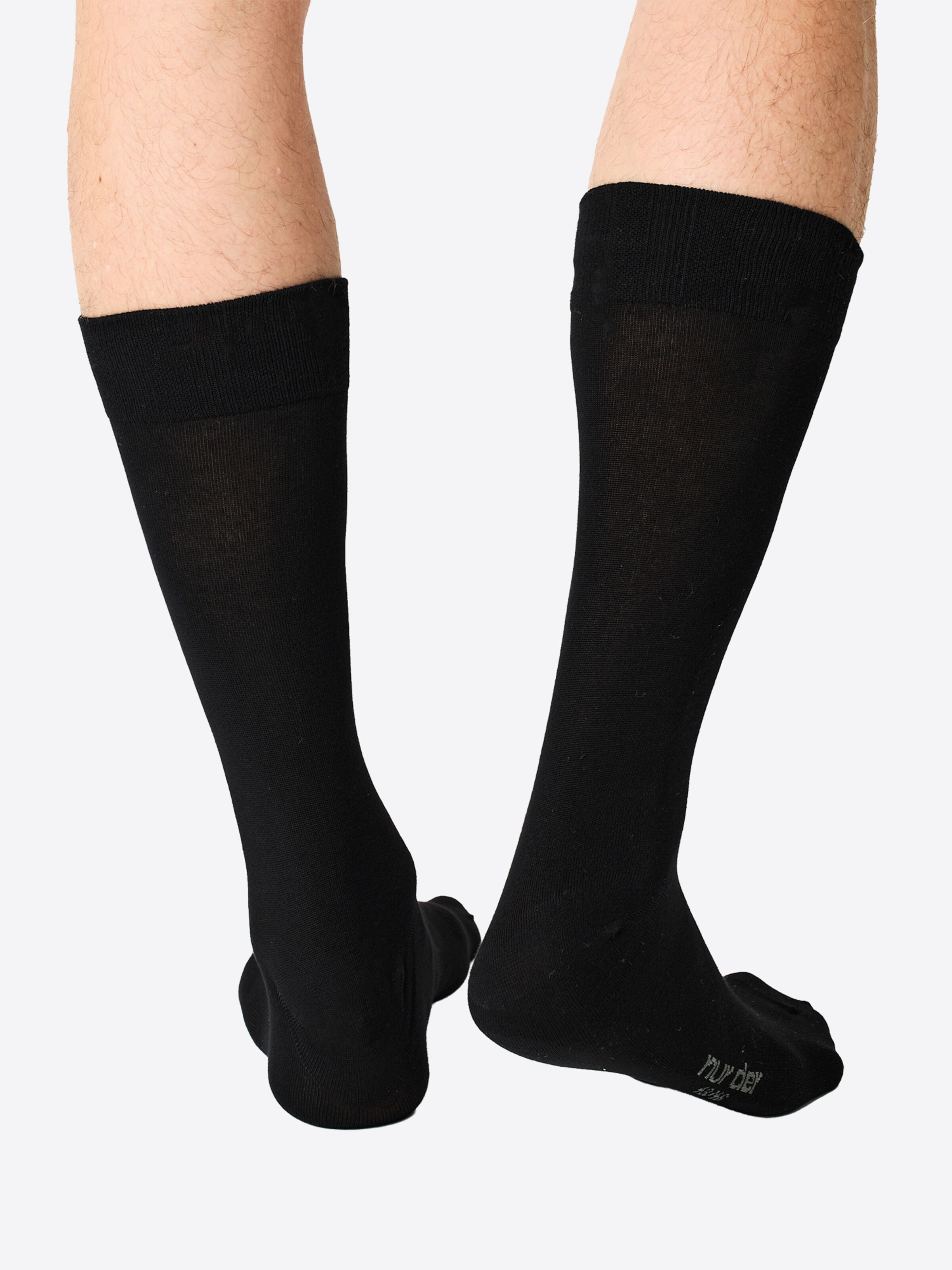 Chaussettes ' Bambus Komfortbund ' Nur Die en bleu