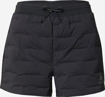 ODLO Regular Athletic Pants 'Zeroweight Insulator' in Black: front