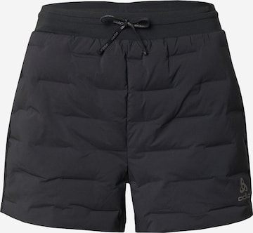 ODLO Regular Sportshorts 'Zeroweight Insulator' in Schwarz: predná strana