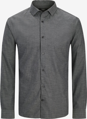 JACK & JONES Overhemd in Zwart: voorkant