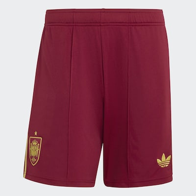ADIDAS PERFORMANCE Sportshorts 'Spain 26 Away' in honig / dunkelrot, Produktansicht