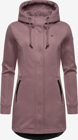 Ragwear Sweat jacket 'Letti' in Purple: front