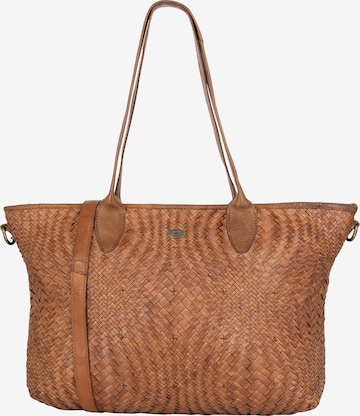 DreiMaster Vintage - Shopper 'Takelage' en marrón: frente