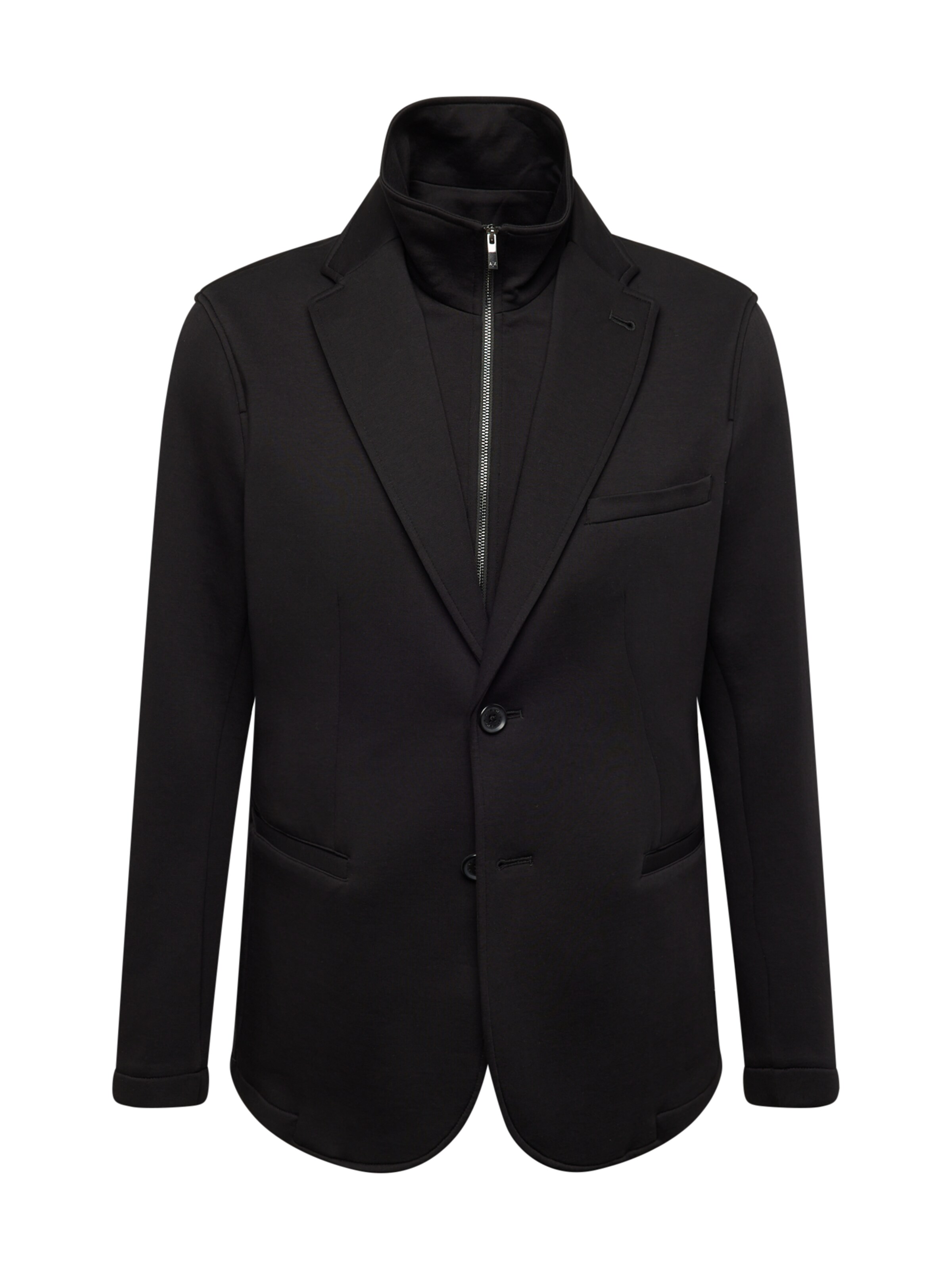 ARMANI EXCHANGE Regular Fit Sakko 'GIACCA' in Schwarz: Vorderseite