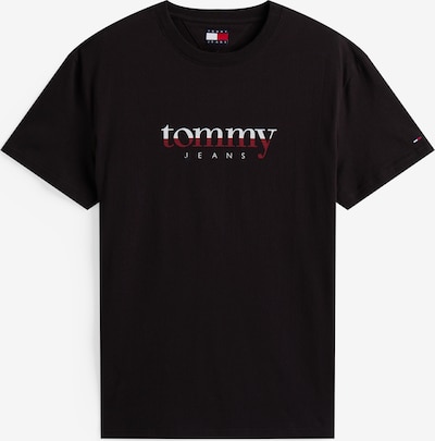 Marškinėliai iš Tommy Jeans, spalva – vyno raudona spalva / juoda / balta, Prekių apžvalga