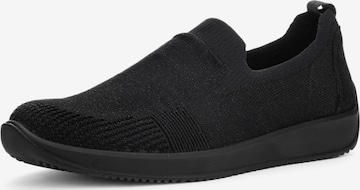 ARA Slip On 'Fusion4' in Schwarz: Vorderseite