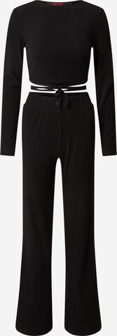 Misspap Sweatsuit in Black: front