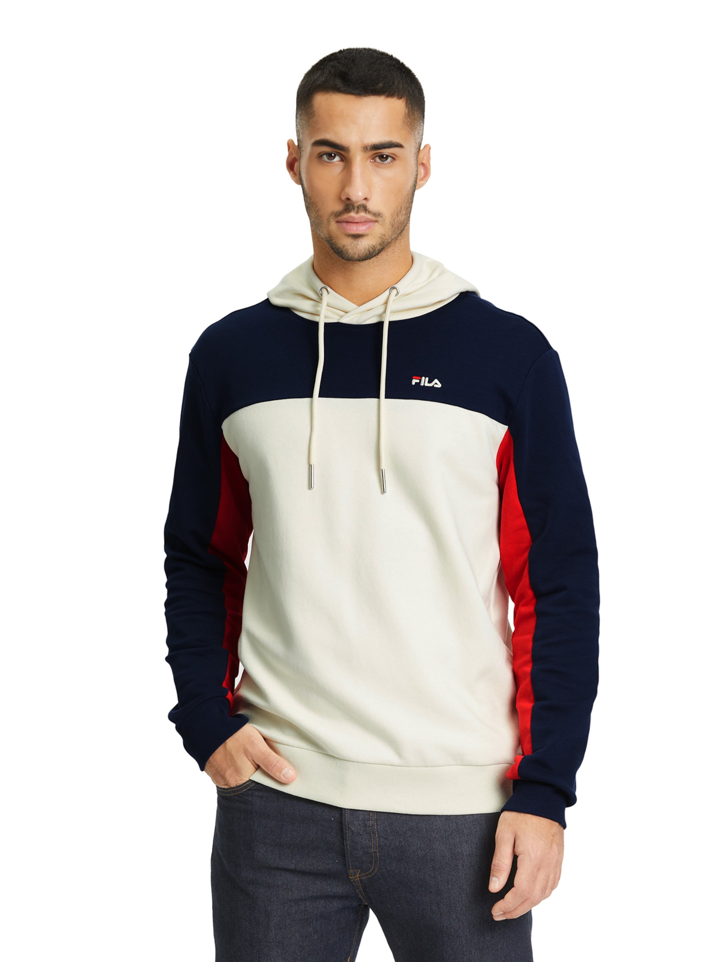 FILA Majica 'BRAMSCHE' | bela barva: sprednja stran