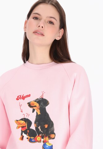 MYMO - Sweatshirt em rosa