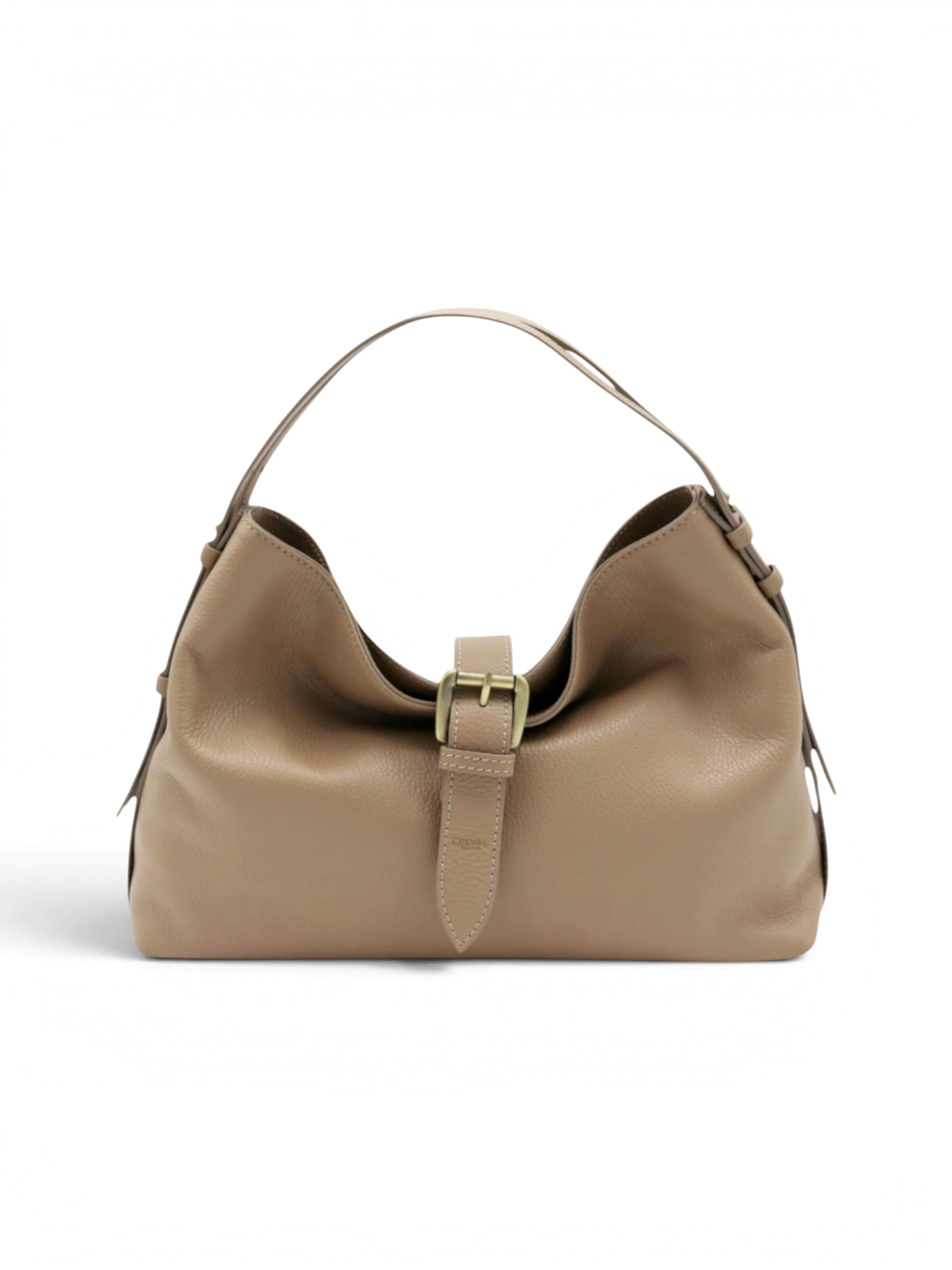 Cheval Firenze Shoulder Bag 'Cloe' in Grey: front