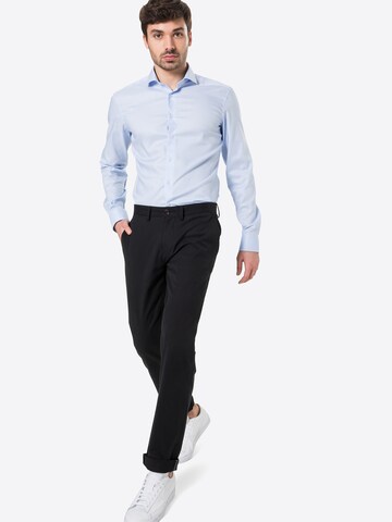 Slim fit Cămașă de la ETERNA pe albastru