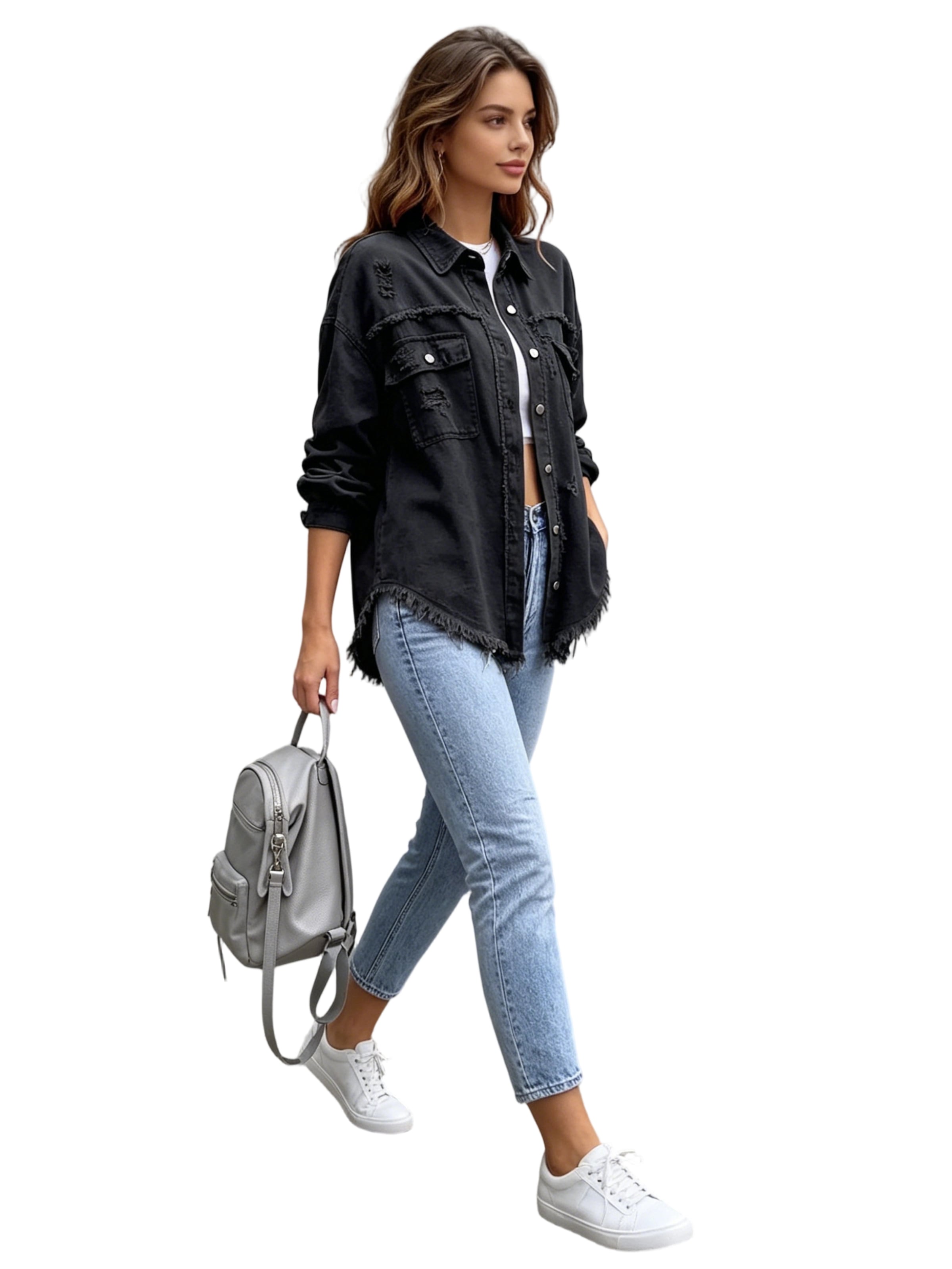 Yesfashion Between-Season Jacket in Black