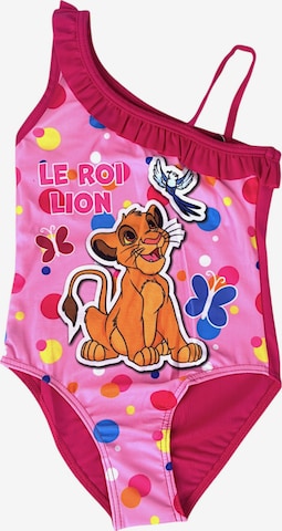 Disney König der Löwen Badeanzug 'König der Löwen' in Pink: Vorderseite