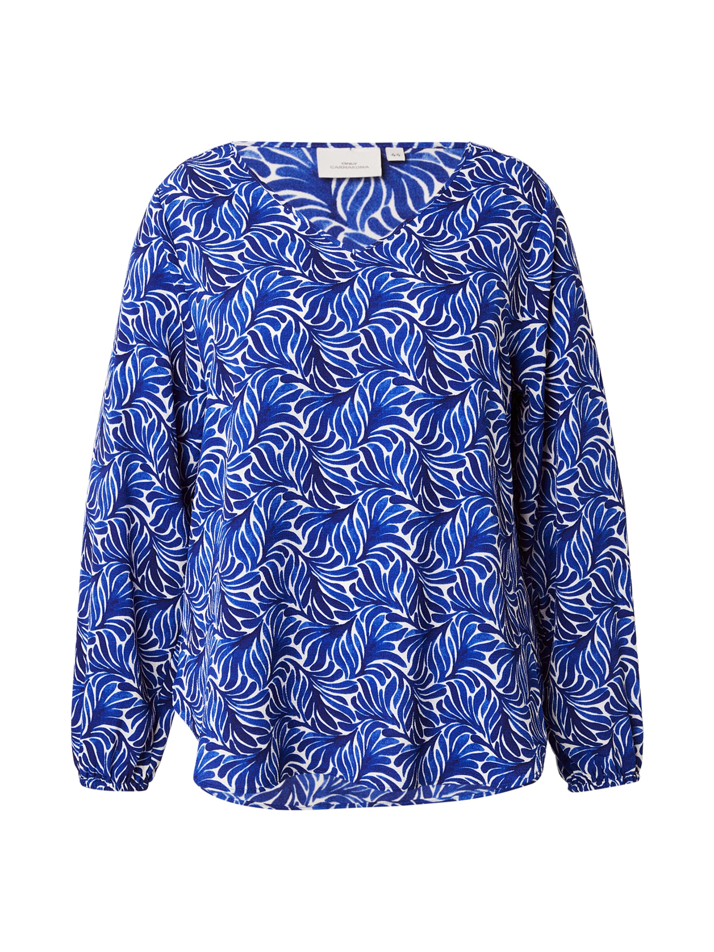 ONLY Carmakoma Blūze 'CARVICA', krāsa - tumši zils / balts, Preces skats