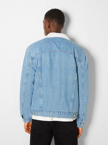 Bershka Between-season jacket in Blue