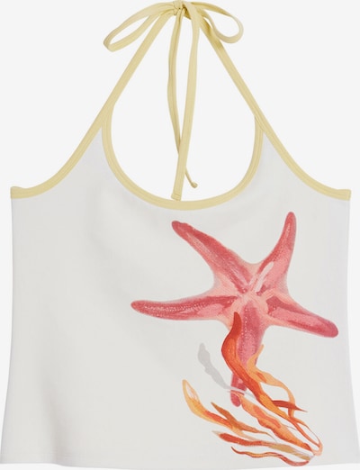 Desigual Топ 'Starfish' в Ярко-розовый / Белый, Обзор товара