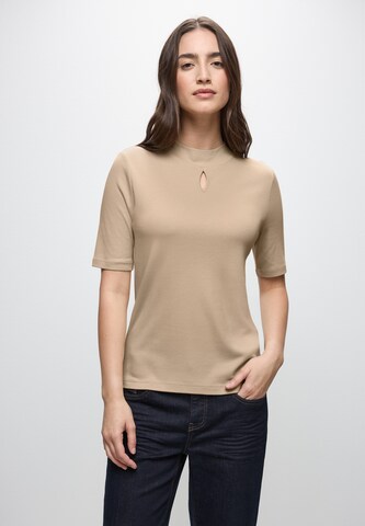 STREET ONE Shirt in Beige: Vorderseite
