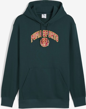 PUMA Sweatshirt 'Wardrobe Essentials' in Groen: voorkant