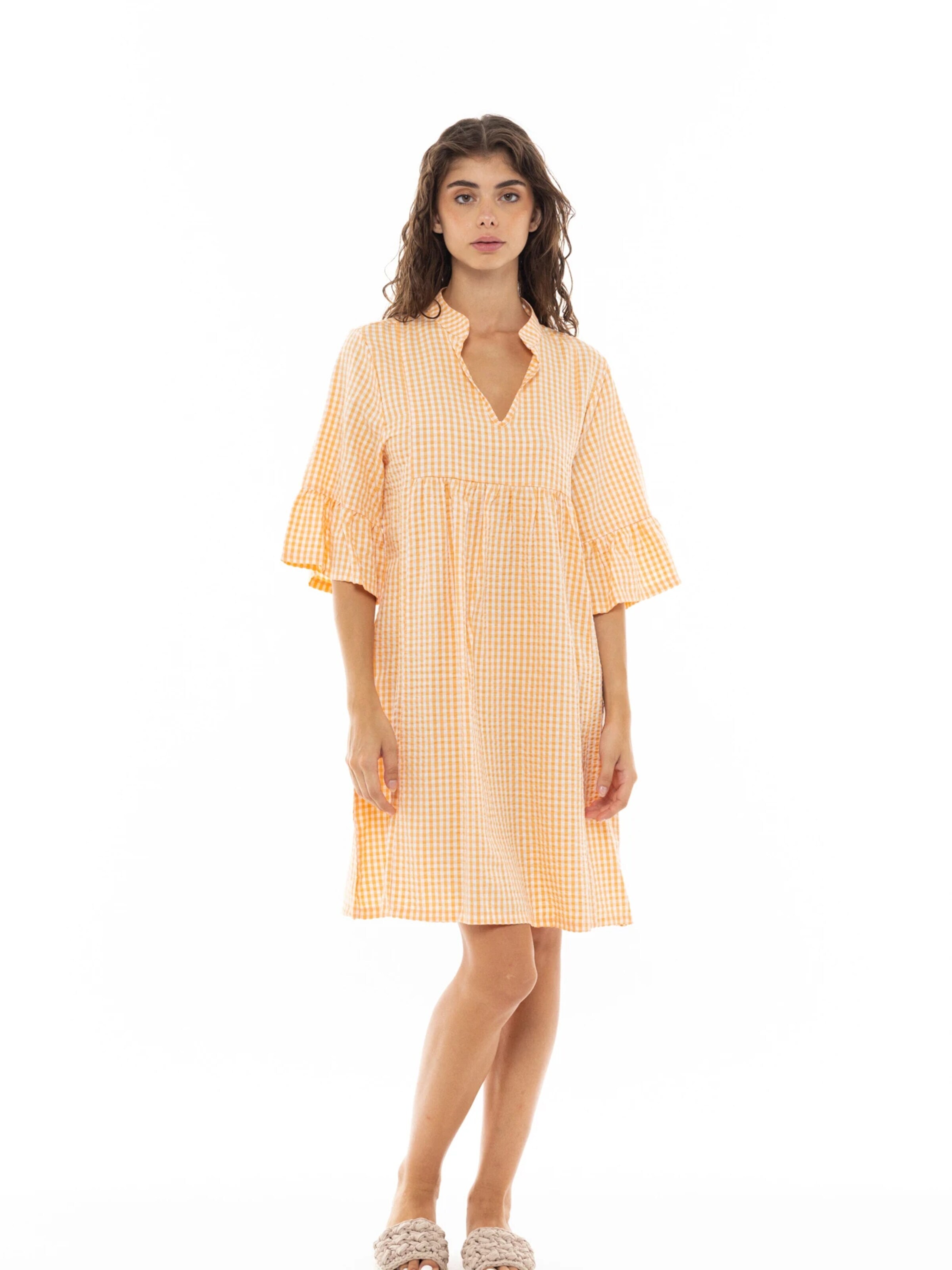 Robe d’été Pink Label en orange : devant