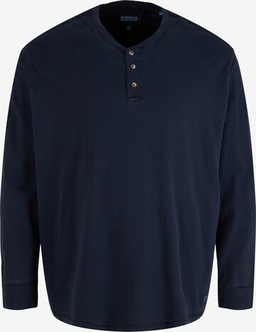 TOM TAILOR Men + Shirt in Blauw: voorkant