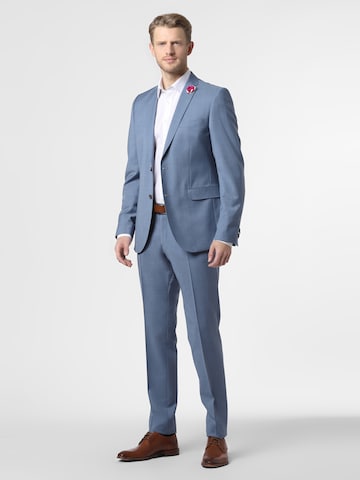CG CLUB OF GENTS Slim fit Pleated Pants 'Pascal' in Blue