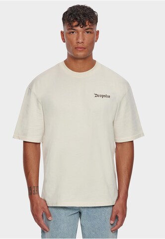 Dropsize T-Shirt in Weiß: predná strana
