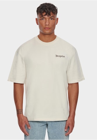 Dropsize Shirt in Wit: voorkant