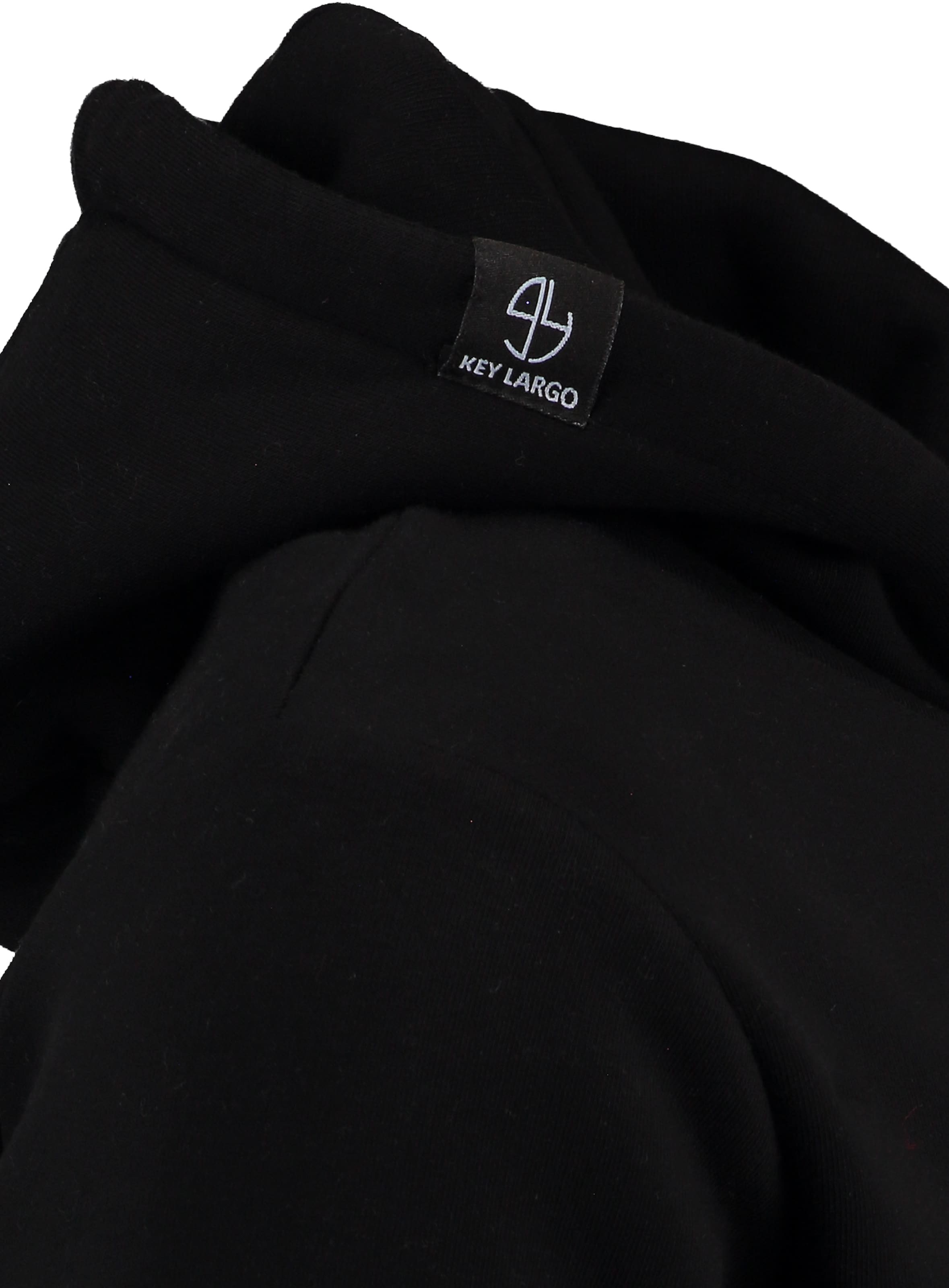 Key Largo Mikina 'DISTANCE' – černá