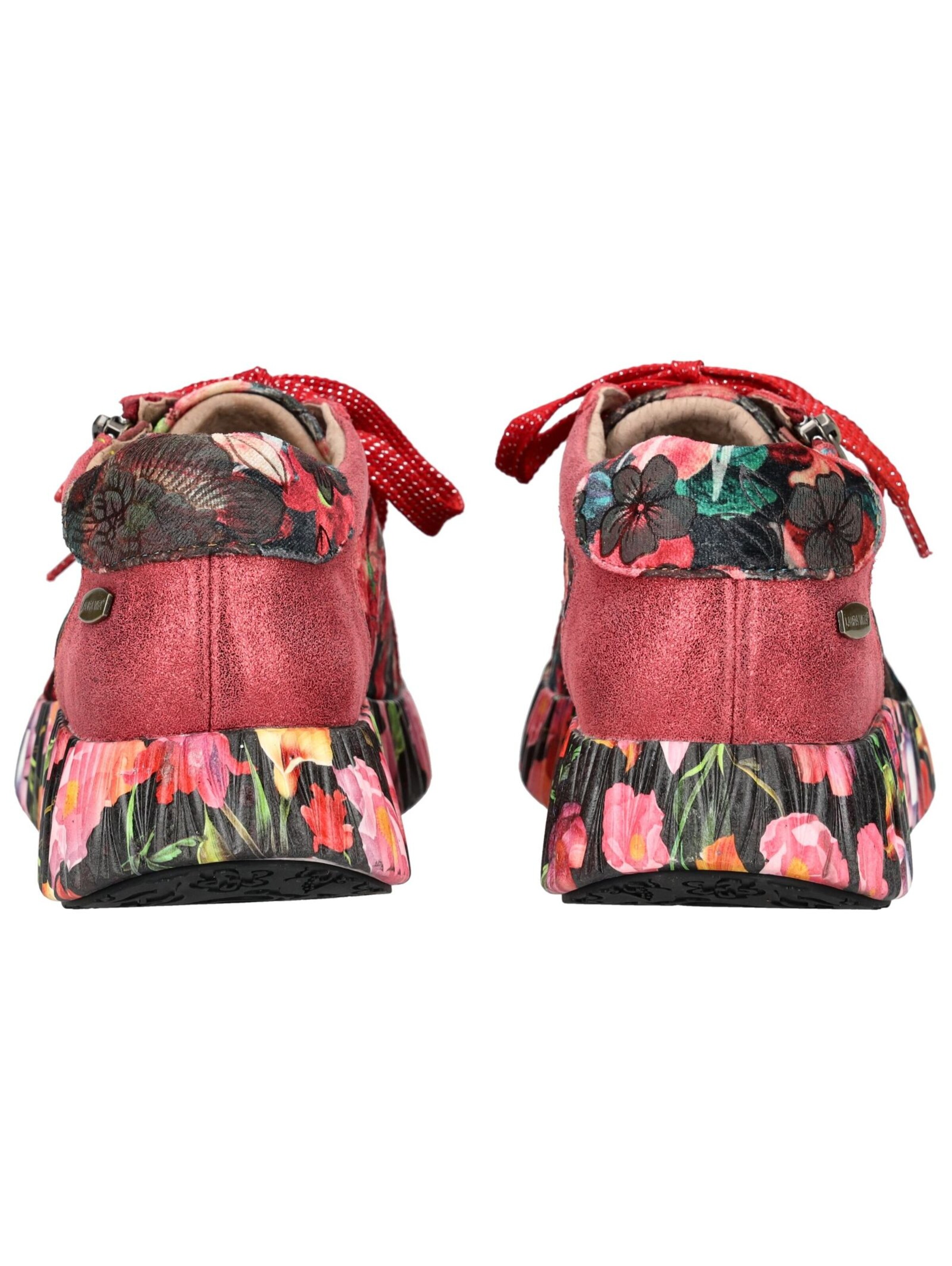 Laura Vita Platform trainers in Red
