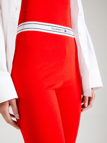 Skinny Leggings di Tommy Jeans in rosso