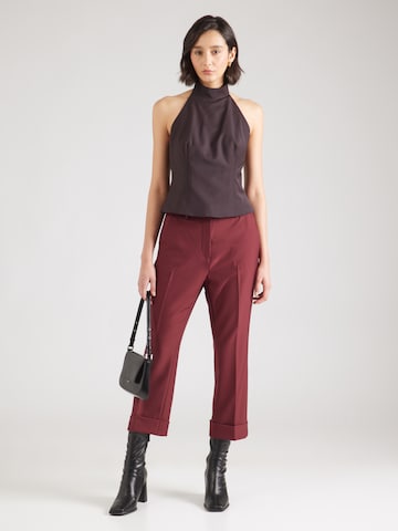 DKNY Regular Панталон с ръб в червено