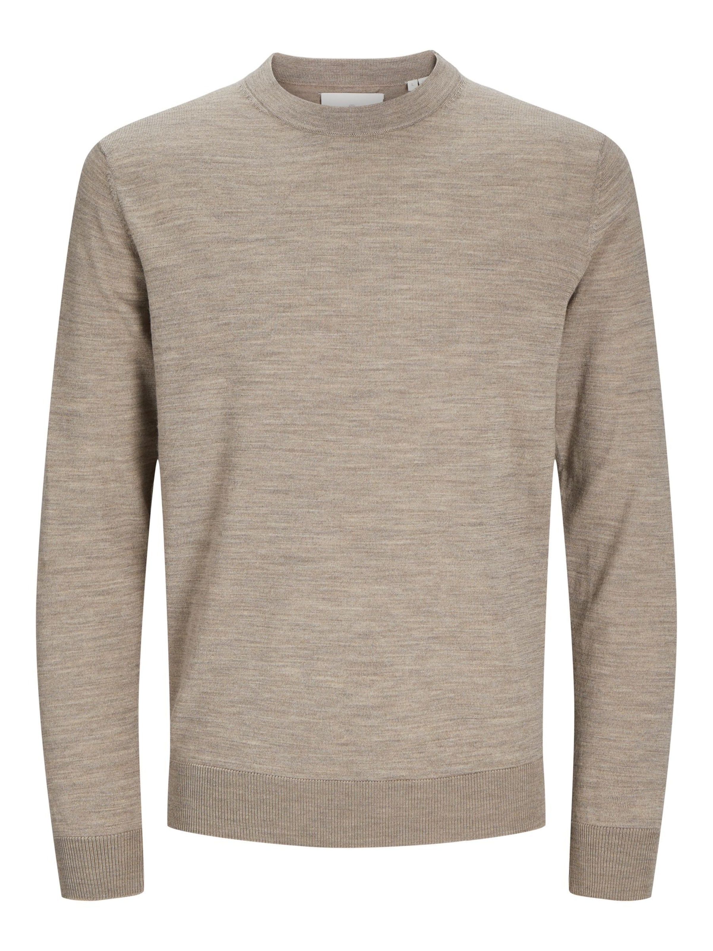 Jack & Jones Premium Sweater 'JPRMark' in Grey: front
