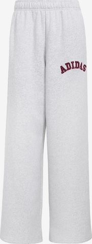 ADIDAS SPORTSWEAR Loose fit Sports trousers in Grey: front