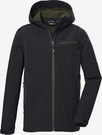 KILLTEC Outdoor jacket 'KOW' in Black: front