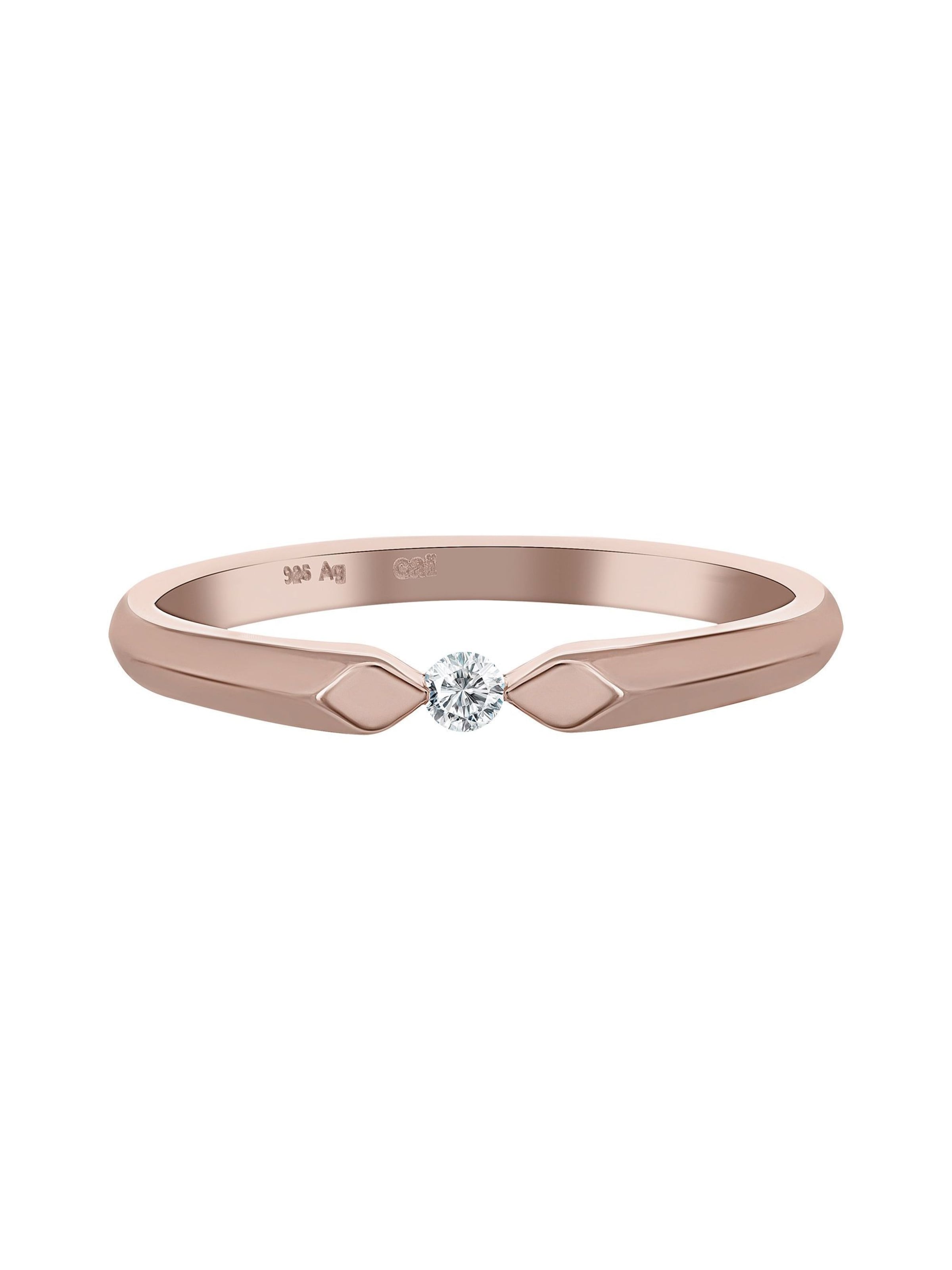 caï Ring in Gold: front