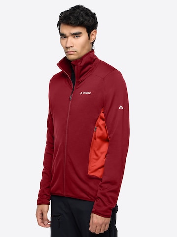 VAUDE Funktionele fleece-jas 'Monviso' in Rood