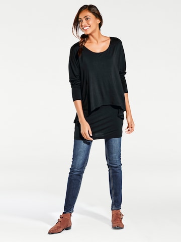 T-shirt heine en noir : devant