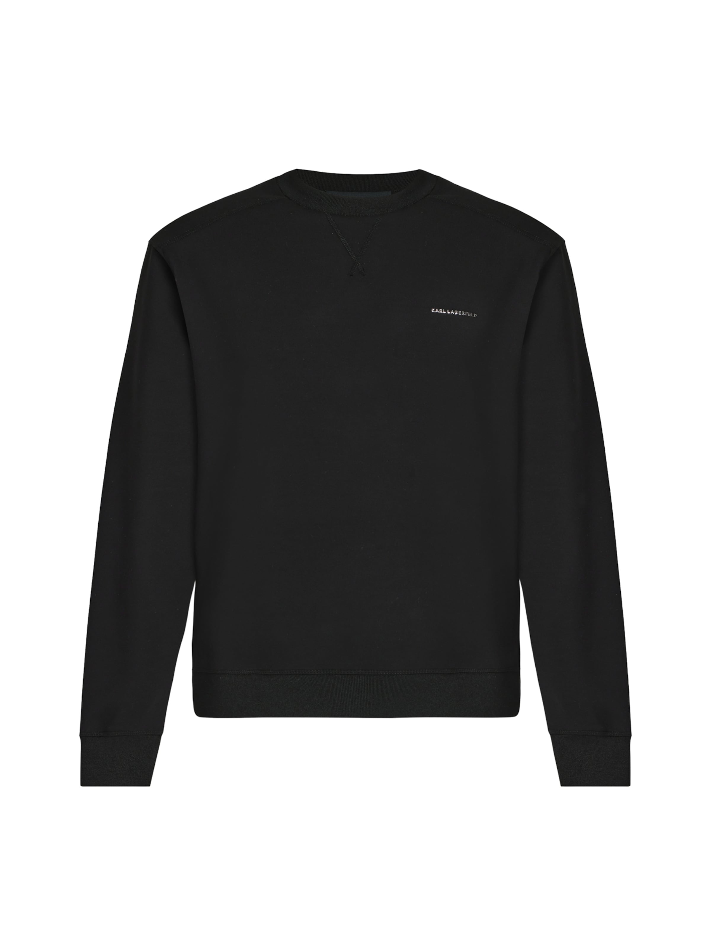 Karl Lagerfeld Sweatshirt in Schwarz: Vorderseite