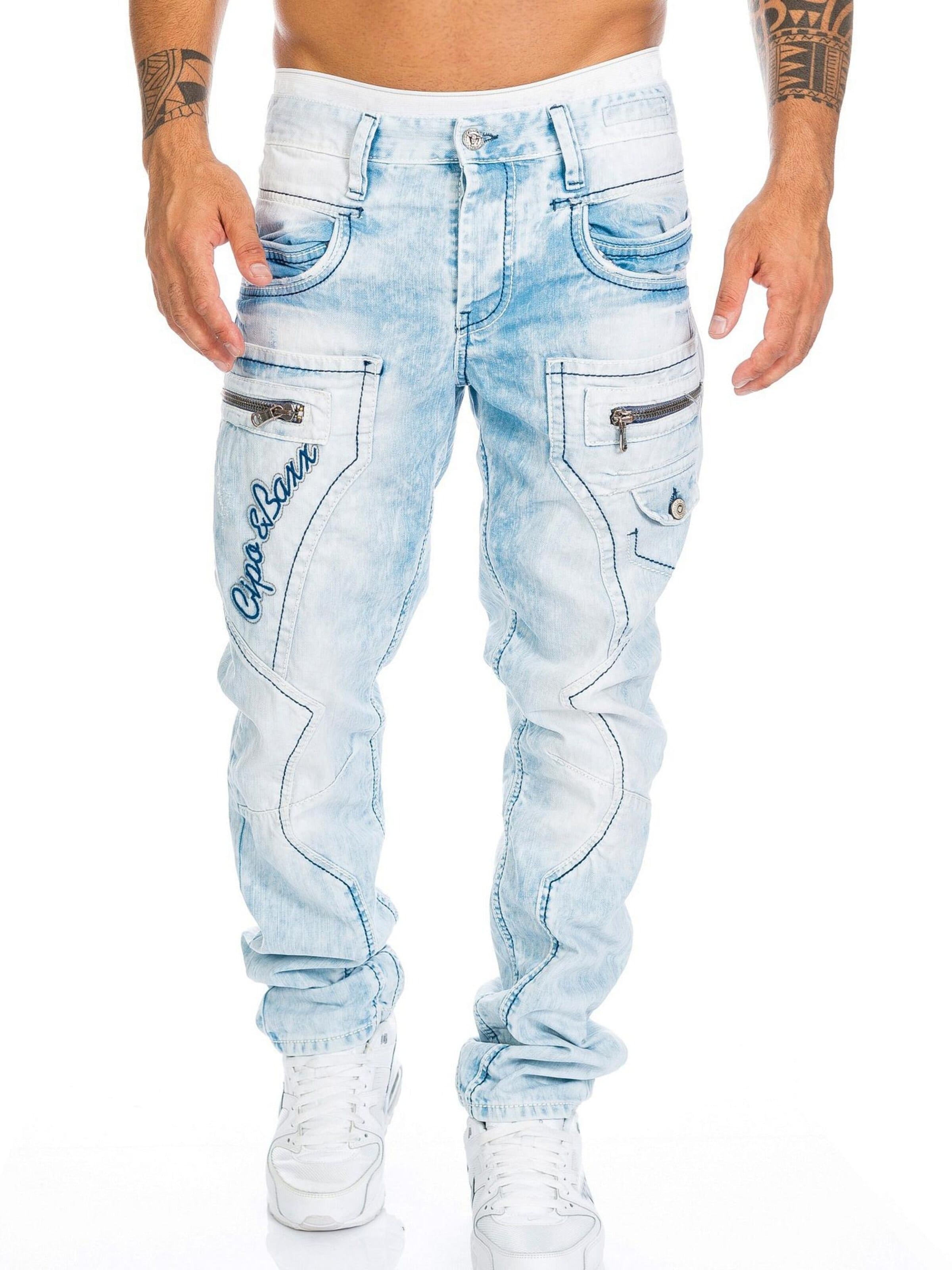 CIPO & BAXX Regular Jeans 'BJ272' in Blue: front