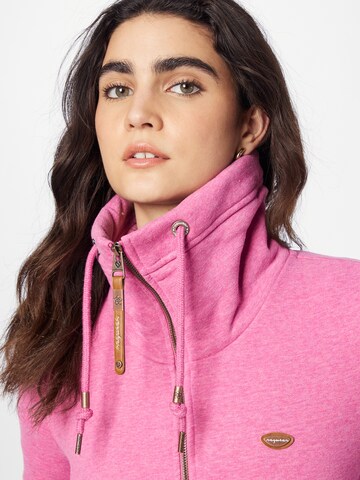 Ragwear Zip-Up Hoodie 'Rylie' in Pink