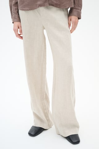 Wide leg Pantaloni 'Solina' di InWear in beige: frontale
