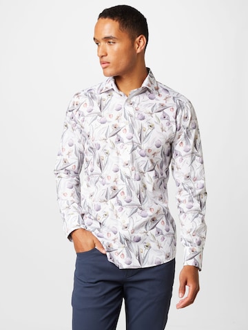 ETON Regular fit Button Up Shirt in White: front