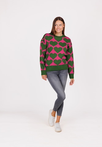 Key Largo Pullover 'Beat' i grøn