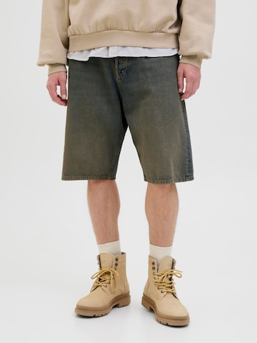 Baggy Jean JACK & JONES en bleu : devant