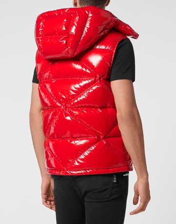 Philipp Plein Vest 'Hexagon' in Red